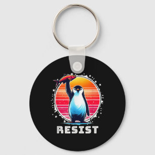 Weersta Shirt Funny Weersta Pinguïns Protest Tegen Sleutelhanger