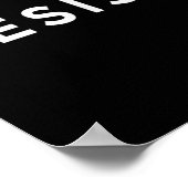 Weersta Shirt #weersta Anti Trump #ondeelbaar Poster (Hoek)