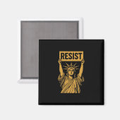 Weersta Statue Of Liberty Rebel Protest Tegen Hig Magneet (Voorkant / Achterkant)