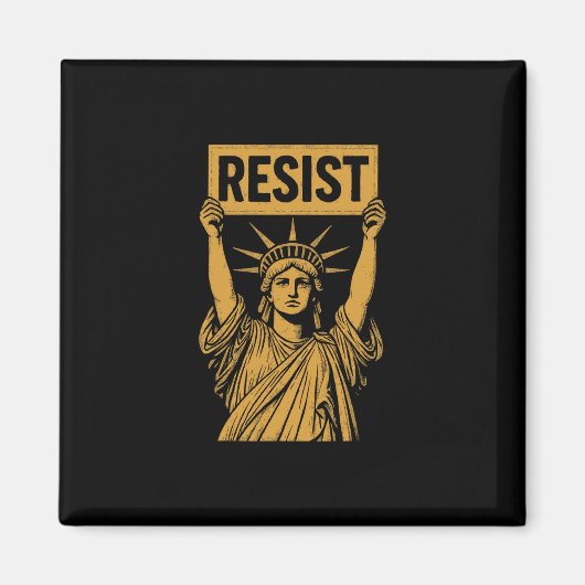 Weersta Statue Of Liberty Rebel Protest Tegen Hig Magneet (Voorkant)