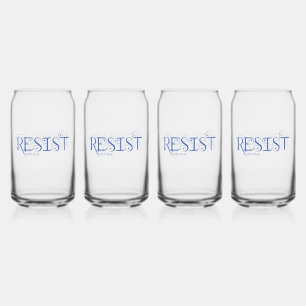 Weersta stemming Blauw Blikvorm Glas