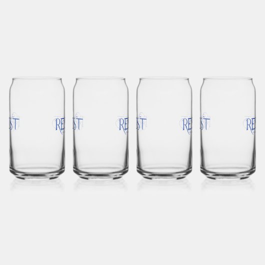 Weersta stemming Blauw Blikvorm Glas (Links)