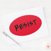 Weersta Stickers-4 per vel Ovale Sticker (Envelop)