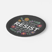 Weersta subtiel anti-Trump botanisch protest Papieren Bordje (Gekanteld)