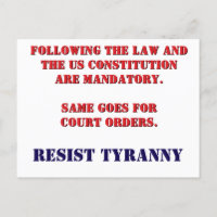 WEERSTA TIRANNIE BRIEFKAART