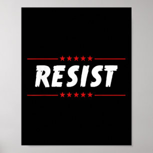 Weersta Trump 86 45 Niet mijn President T-shirt im Poster