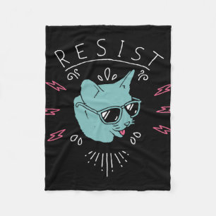 Weersta Trump Cat Anti Trump Protest Anti Politiek Fleece Deken