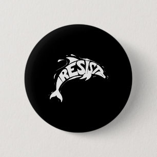 Weersta Trump Dolfijn Protest Anti Trump Politiek Ronde Button 5,7 Cm