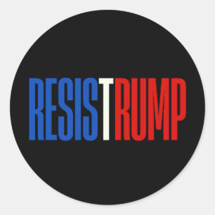 Weersta Trump - Politieke verklaring Ronde Sticker