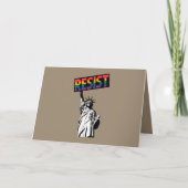 Weersta Vrijheidsbeeld Feministische Gift Kaart (Voorkant)