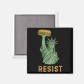Weersta Vrijheidsbeeld Sandwich Guy Washington D Magneet (Voorkant / Achterkant)