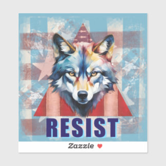 Weersta Wolf Politiek  Sticker