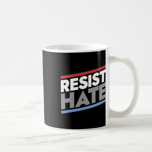 weerstaan aan haat koffiemok (Rechts)