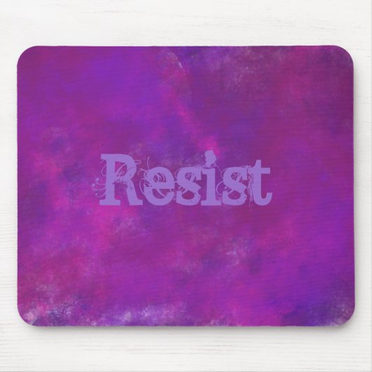 Weerstaan aan Paarse Abstracte textuur Muismat (Voorkant)