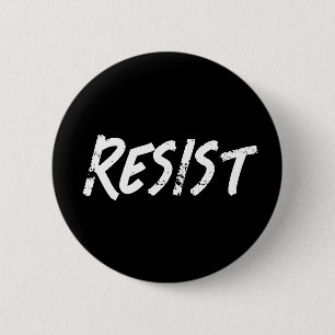 weerstaan   Anti-Trump protest Ronde Button 5,7 Cm