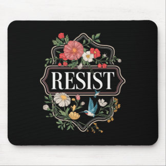 Weerstaan Bloemen Protest Trump Anti Trump Premium Muismat