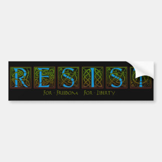 weerstaan bumpersticker