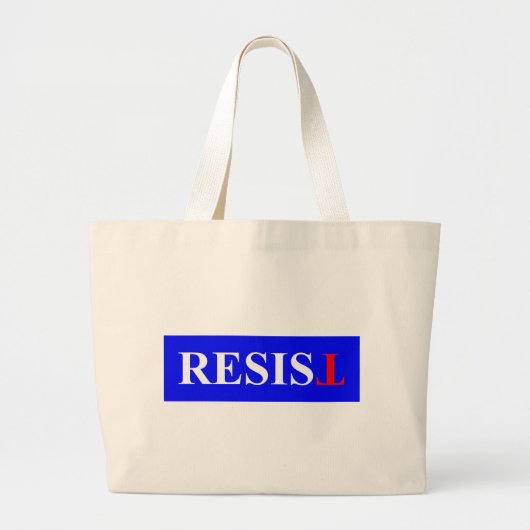 weerstaan grote tote bag (Voorkant)