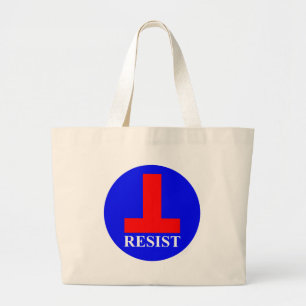 weerstaan grote tote bag