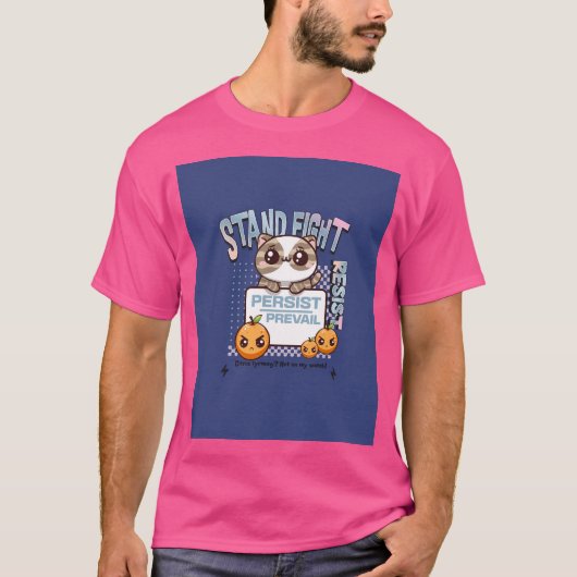 Weerstaan heeft de overhand t-shirt (Voorkant)