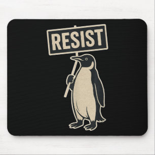 Weerstaan Penguin protest tegen tarieven Grappige  Muismat