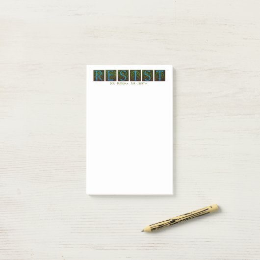 weerstaan post-it® notes (Op bureau)