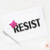 weerstaan rechthoekige sticker (Envelop)