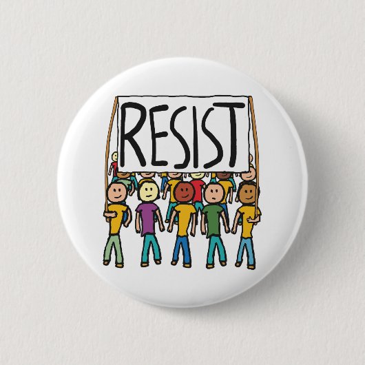 weerstaan ronde button 5,7 cm (Voorkant)