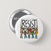 weerstaan ronde button 5,7 cm (Voorkant /achterkant)