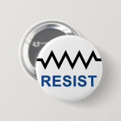 weerstaan ronde button 5,7 cm (Voorkant /achterkant)