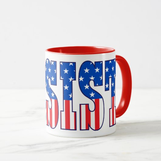 weerstaan | Sterren en strips Mok (Voorkant rechts)