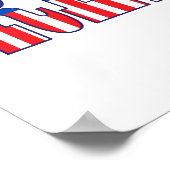 weerstaan | Sterren en strips Poster (Hoek)