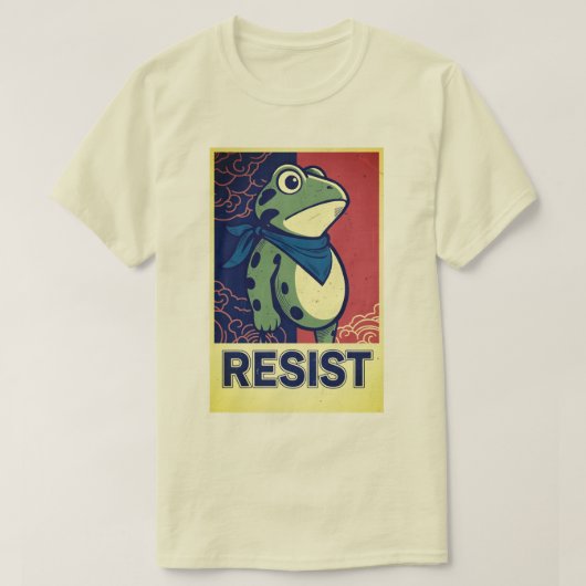 Weerstaanspad Portland Kikker Protest T-shirt (Design voorkant)