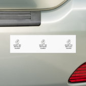 weerstand bieden aan de Reptiliaanse agenda Bumpersticker (Op auto)