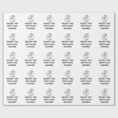 weerstand bieden aan de Reptiliaanse agenda Cadeaupapier (Vlak)