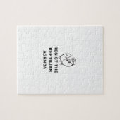 weerstand bieden aan de Reptiliaanse agenda Legpuzzel (Horizontaal)