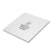 weerstand bieden aan de Reptiliaanse agenda Tegeltje (Zijkant)