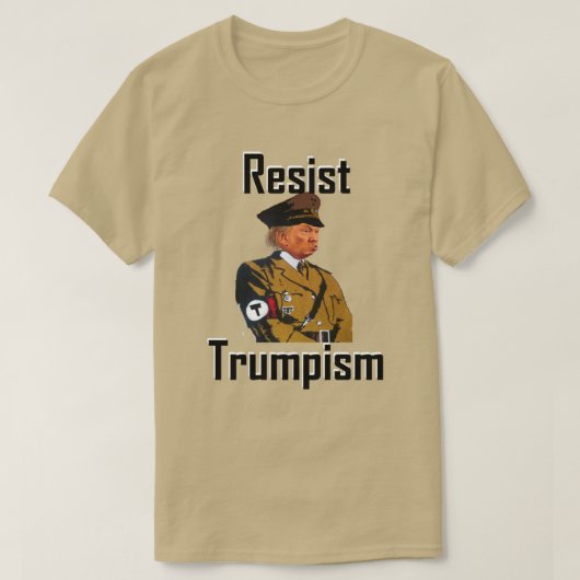 weerstand bieden aan trompalisme t-shirt (Design voorkant)