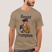 weerstand bieden aan trompalisme t-shirt (Voorkant)