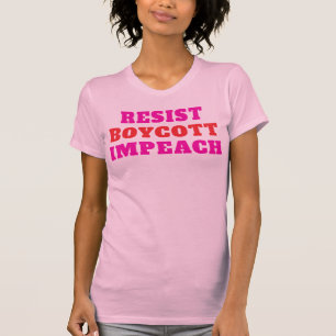 Weerstand Boycot Impeach T-shirt