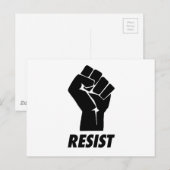 weerstand briefkaart (Voorkant / Achterkant)