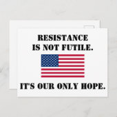 Weerstand Briefkaart (Voorkant / Achterkant)