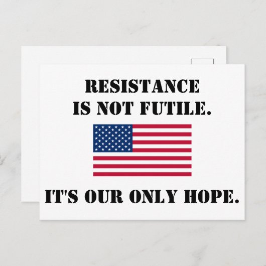 Weerstand Briefkaart (Voorkant / Achterkant)