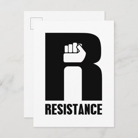 Weerstand Briefkaart (Voorkant / Achterkant)