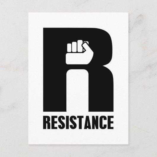 Weerstand Briefkaart (Voorkant)