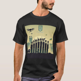 Weerstand in de skyline van Kiev T-shirt