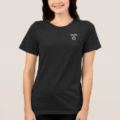 Weerstand in Ohms Tri-Blend Shirt (Voorkant)