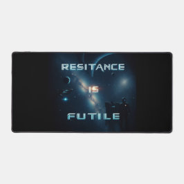 Weerstand is futiel bureau mat