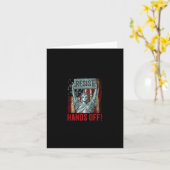 Weerstand standbeeld van vrijheid handen af van de kaart (Gele Bloem)