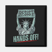 Weerstand standbeeld van vrijheid handen af van de magneet (Voorkant)